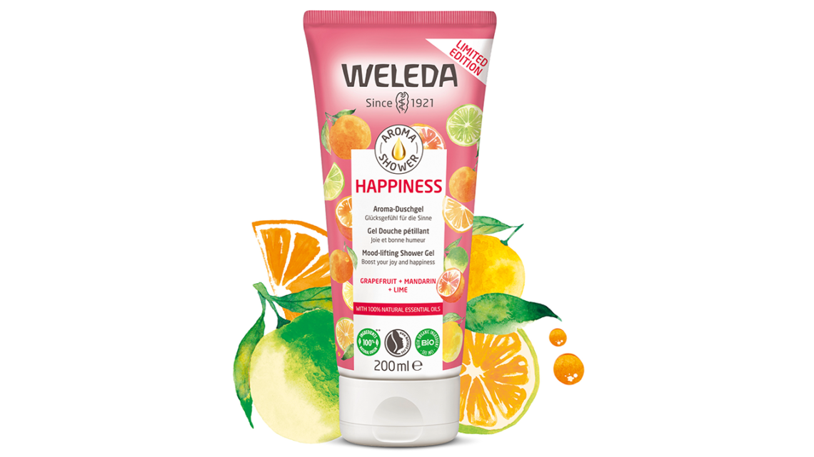 Weleda'nın YENİ sınırlı üretim duş jeli