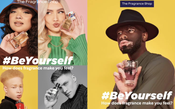 The Fragrance Shop #BeYourself kampanyasını ortaya koyuyor
