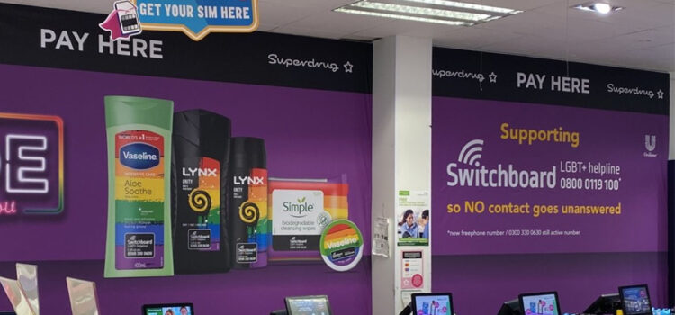 Unilever ve Superdrug, LGBTQ+ yardım hattıyla işbirliği yapıyor